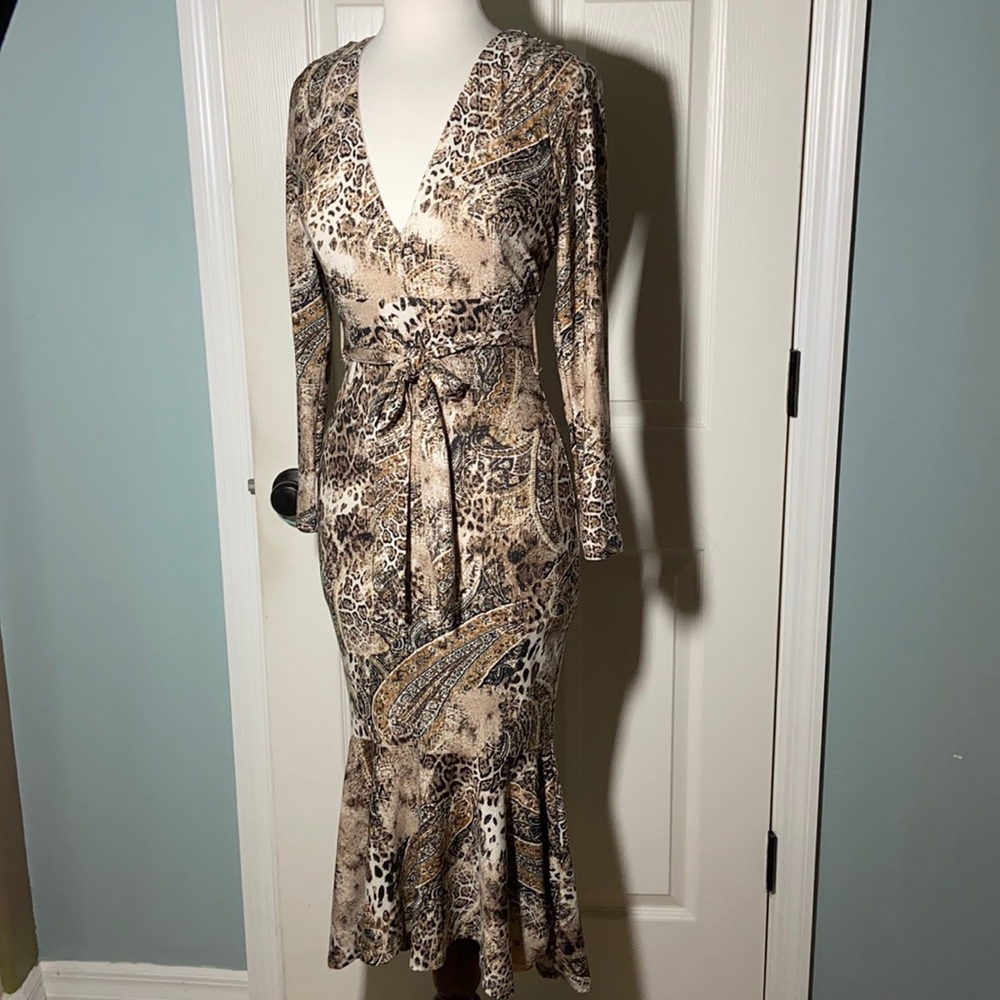 EBBY and I leopard print dress